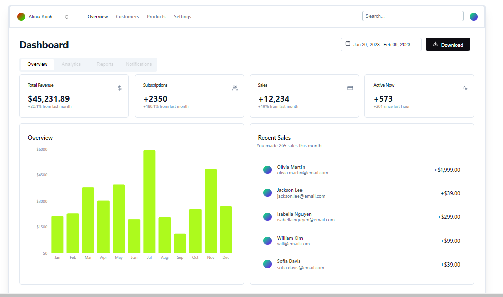 Component UI